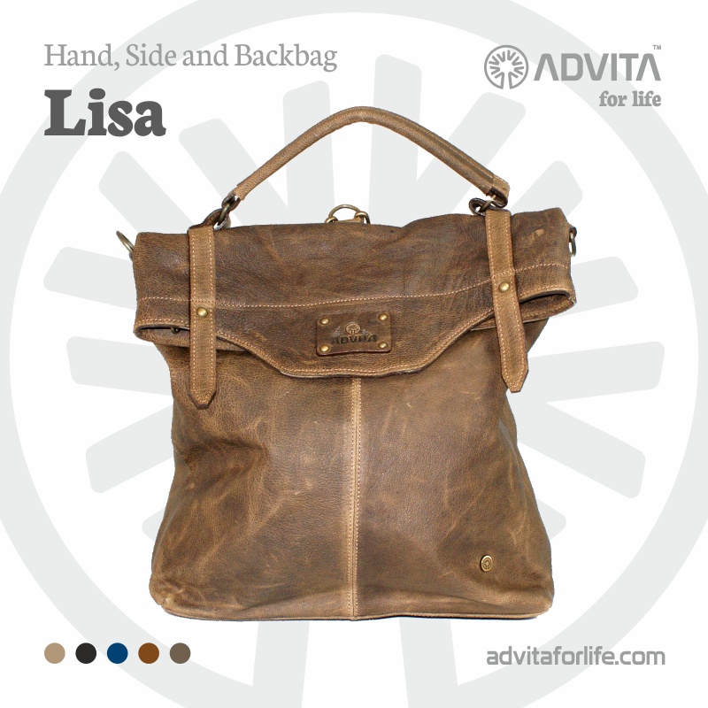 Advita for life, Hand, Side and Backbag, Lisa